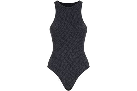 Fendi x SKIMS High Neck Bodysuit Black 